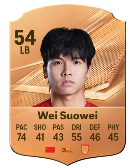Wei Suowei 54 Bronze LB FC 27 card