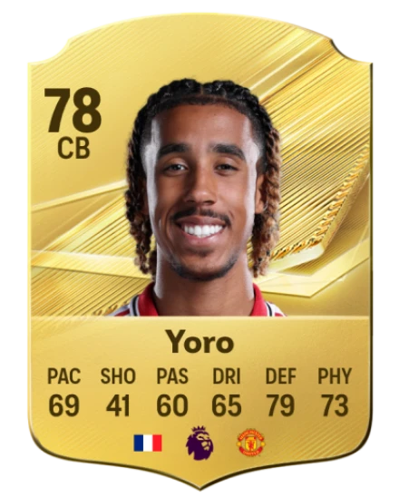 Yoro 78 Gold CB FC 27 card