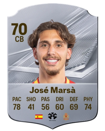 José Marsà 70 Common CB FC 26 card