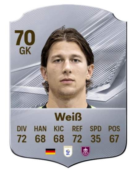 Weiß 70 Silver GK FC 27 card
