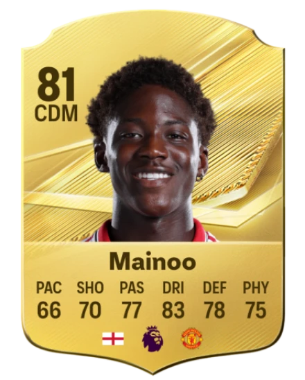 Mainoo 81 Common CDM FC 26 card