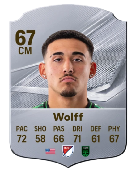 Wolff 67 Silver CM FC 27 card