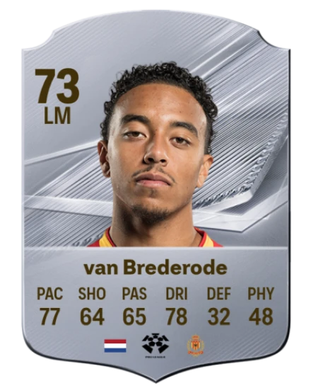 van Brederode 73 Common LM FC 26 card
