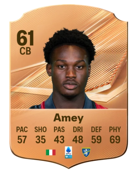 Amey 61 Bronze CB FC 27 card