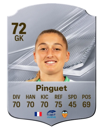 Pinguet 72 Common GK FC 26 card