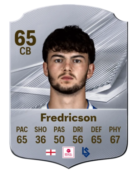 Fredricson 65 Silver CB FC 27 card