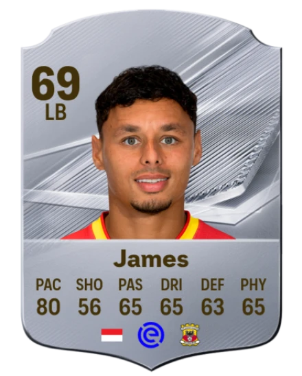 James 69 Common LB FC 26 card