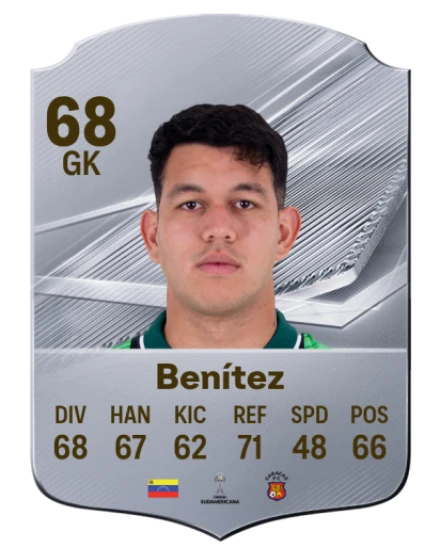 Benítez 68 Common GK FC 26 card
