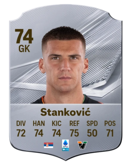 Stanković 74 Common GK FC 26 card