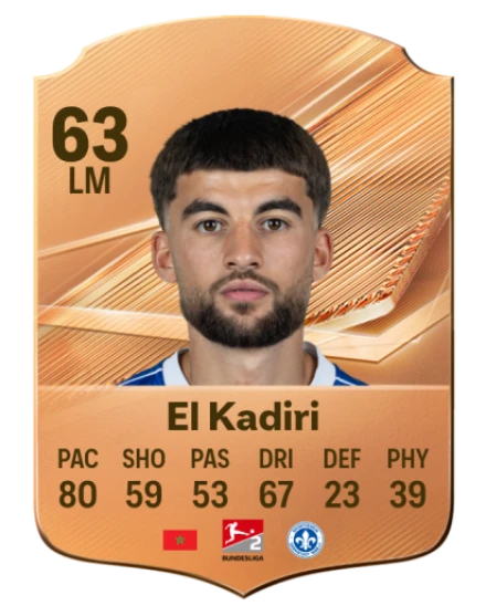 El Kadiri 63 Bronze LM FC 27 card