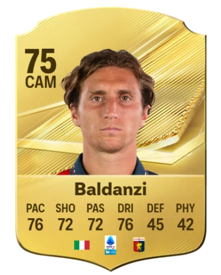 Baldanzi 75 Common CAM FC 26 card