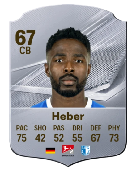 Heber 67 Silver CB FC 27 card