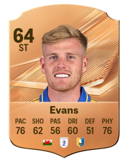 Evans 64 Bronze ST FC 27 card