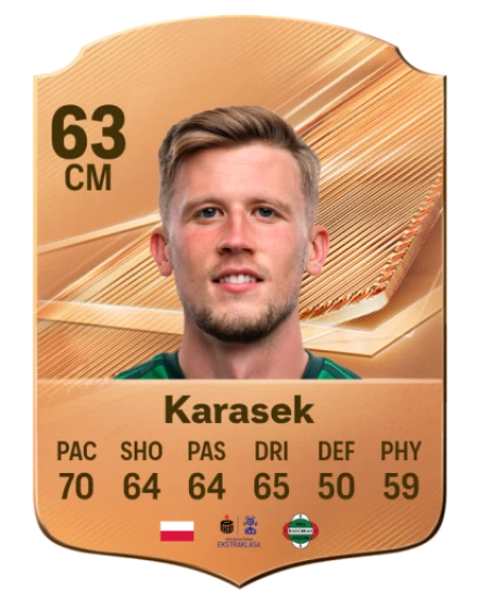 Karasek 63 Bronze CM FC 27 card