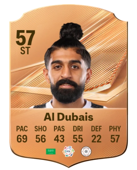 Al Dubais 57 Bronze ST FC 27 card