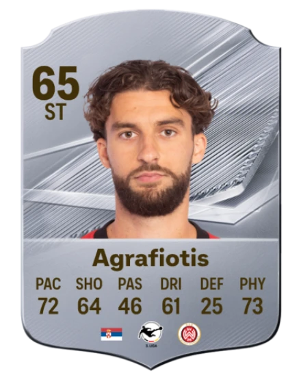 Agrafiotis 65 Rare ST FC 26 card