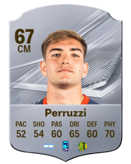Perruzzi 67 Silver CM FC 27 card