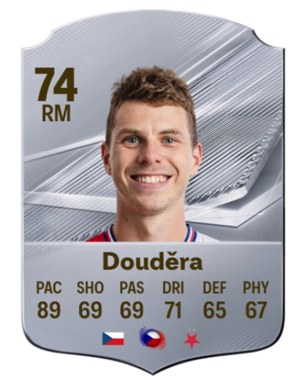 Douděra 74 Rare RM FC 26 card