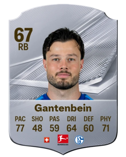 Gantenbein 67 Silver RB FC 27 card