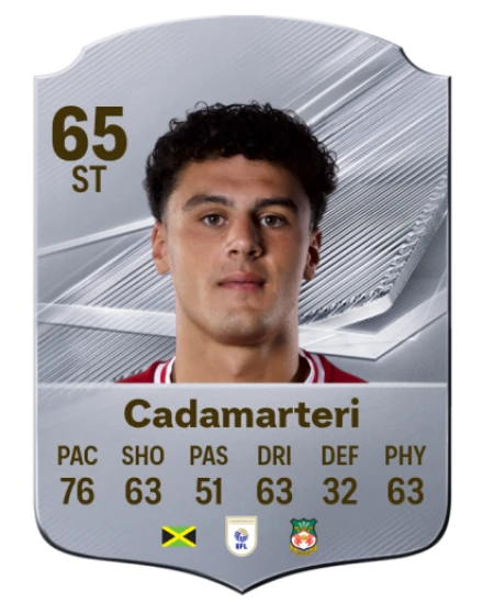 Cadamarteri 65 Silver ST FC 27 card