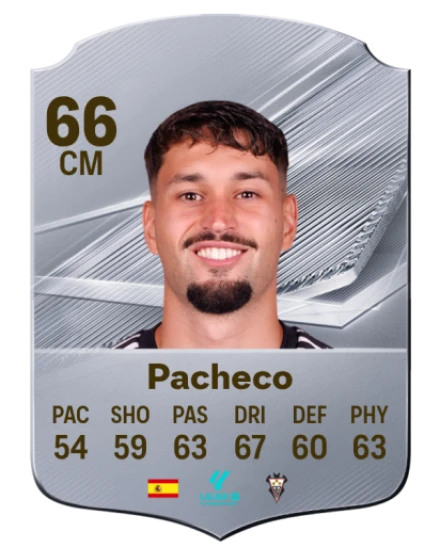 Pacheco 66 Common CM FC 26 card