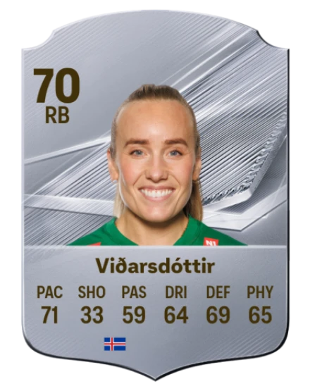 Viðarsdóttir 70 Common RB FC 26 card
