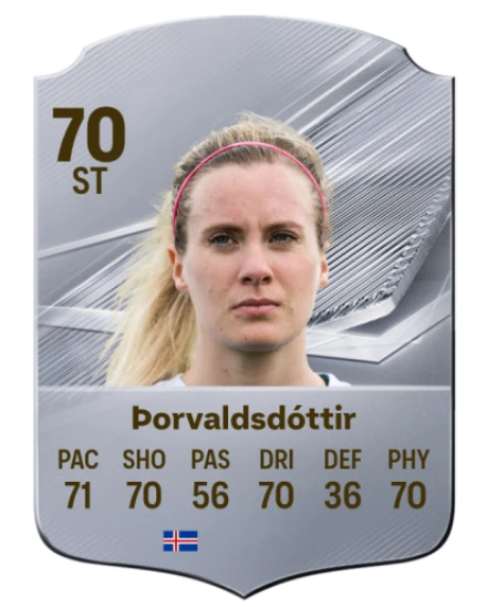 Þorvaldsdóttir 70 Common ST FC 26 card