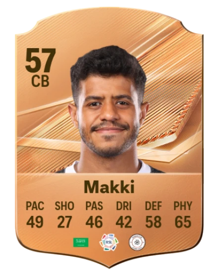 Makki 57 Bronze CB FC 27 card