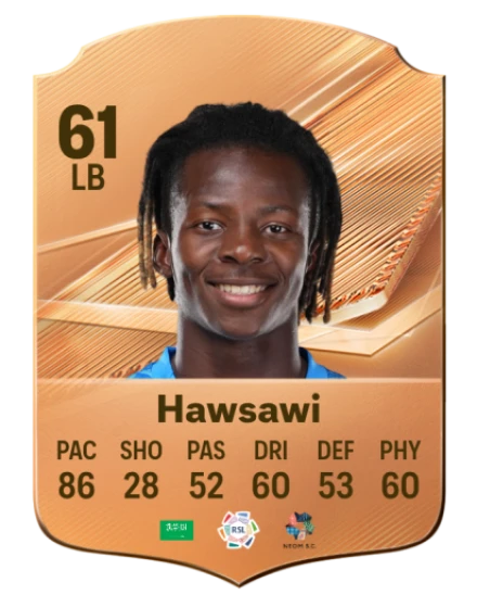 Hawsawi 61 Bronze LB FC 27 card