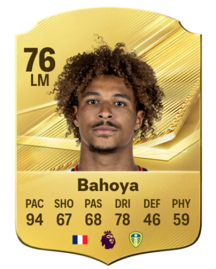 Bahoya 76 Gold LM FC 27 card