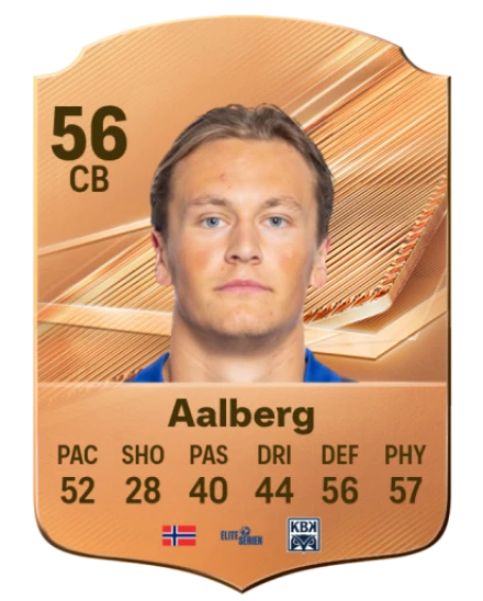 Aalberg 56 Bronze CB FC 27 card