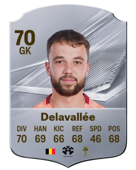Delavallée 70 Common GK FC 26 card