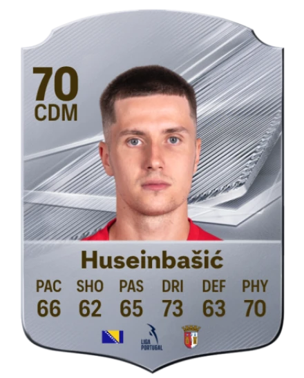 Huseinbašić 70 Silver CDM FC 27 card