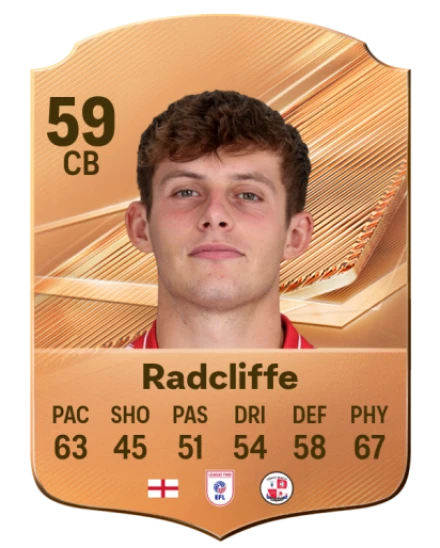 Radcliffe 59 Bronze CB FC 27 card