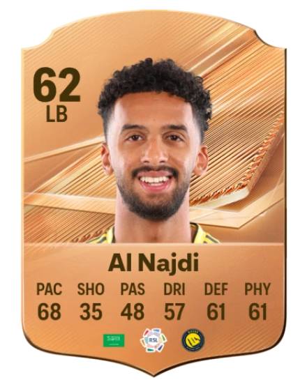 Al Najdi 62 Bronze LB FC 27 card