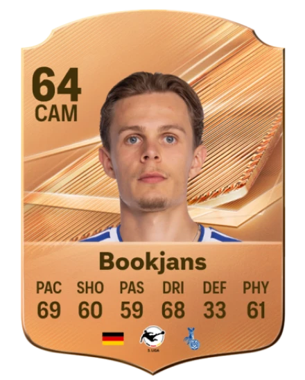 Bookjans 64 Bronze CAM FC 27 card