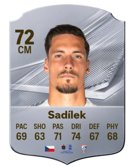 Sadílek 72 Common CM FC 26 card