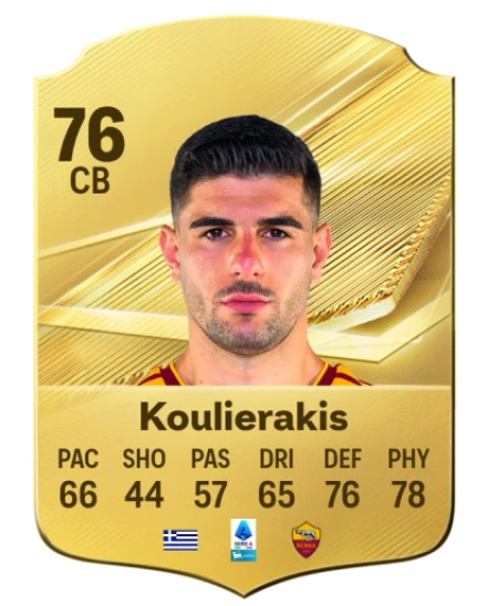 Koulierakis 76 Gold CB FC 27 card