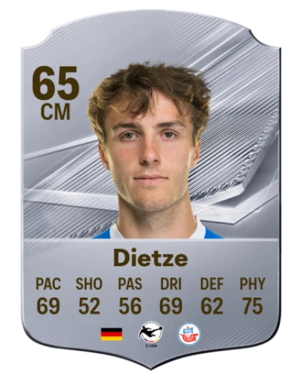 Dietze 65 Silver CM FC 27 card