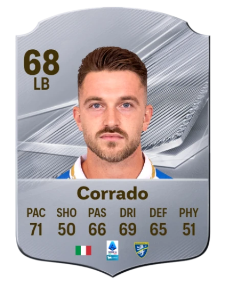 Corrado 68 Silver LB FC 27 card