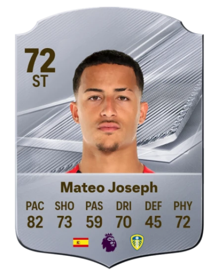 Mateo Joseph 72 Silver ST FC 27 card