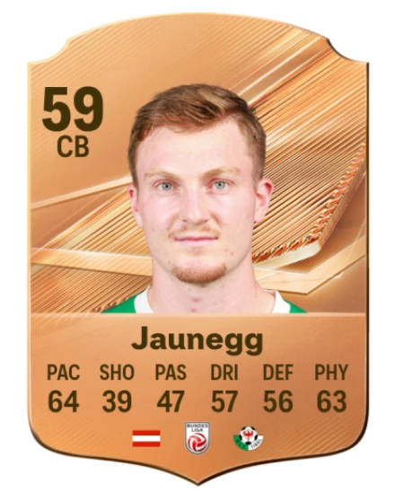 Jaunegg 59 Bronze CB FC 27 card