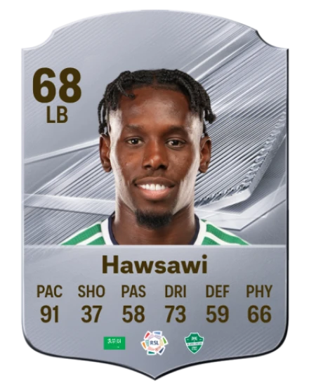 Hawsawi 68 Common LB FC 26 card