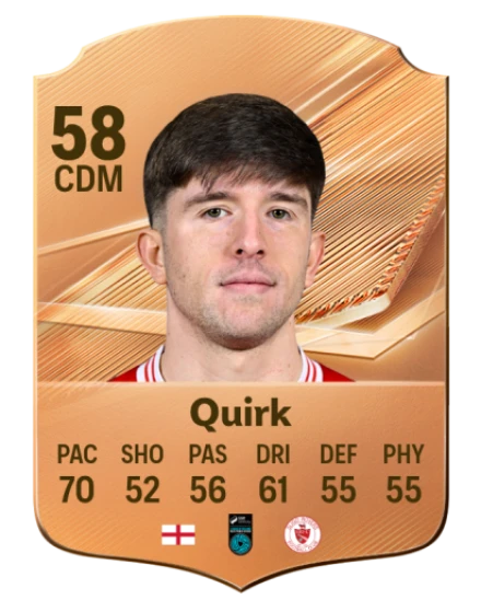 Quirk 58 Bronze CDM FC 27 card