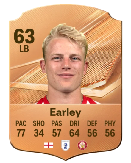 Earley 63 Bronze LB FC 27 card