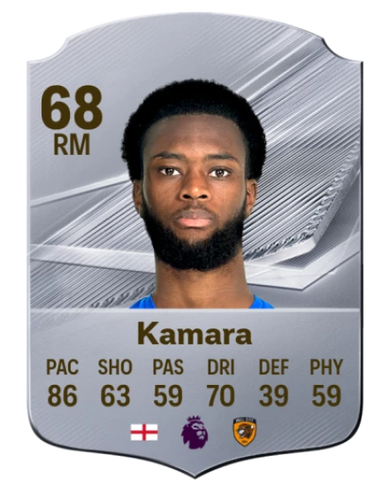 Kamara 68 Common RM FC 26 card