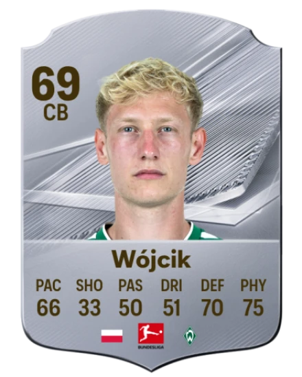 Wójcik 69 Silver CB FC 27 card