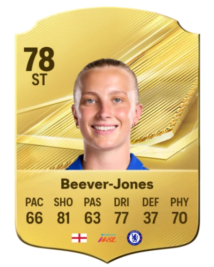 Beever-Jones 78 Gold ST FC 27 card
