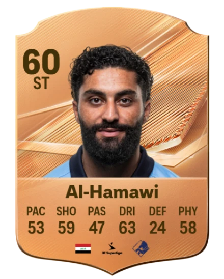 Al-Hamawi 60 Rare ST FC 26 card