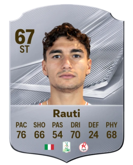 Rauti 67 Silver ST FC 27 card